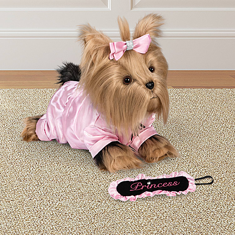 Stuffed yorkie dog best sale