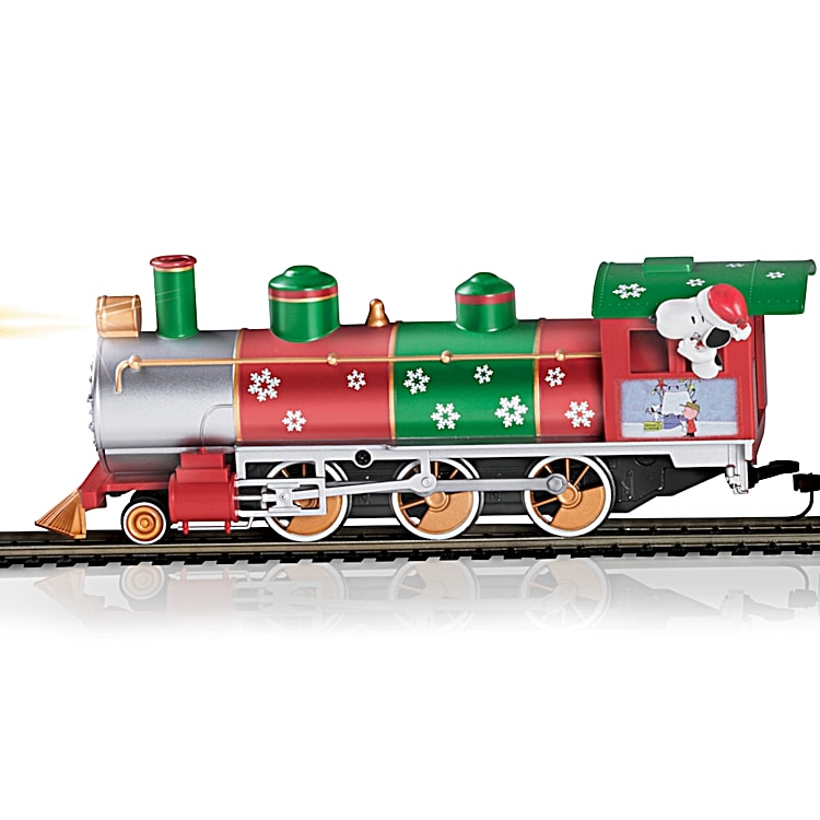 Peanuts christmas train set best sale