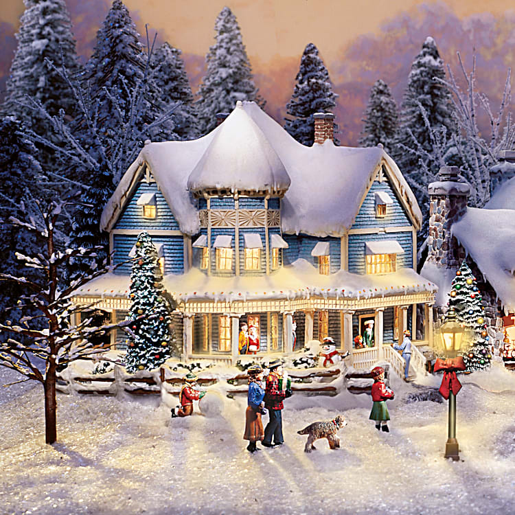 Thomas Kinkades Collectible Village Christmas Collection, 50 OFF