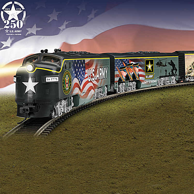 U.S. Army Express Train Collection With Tracks And Power Pack