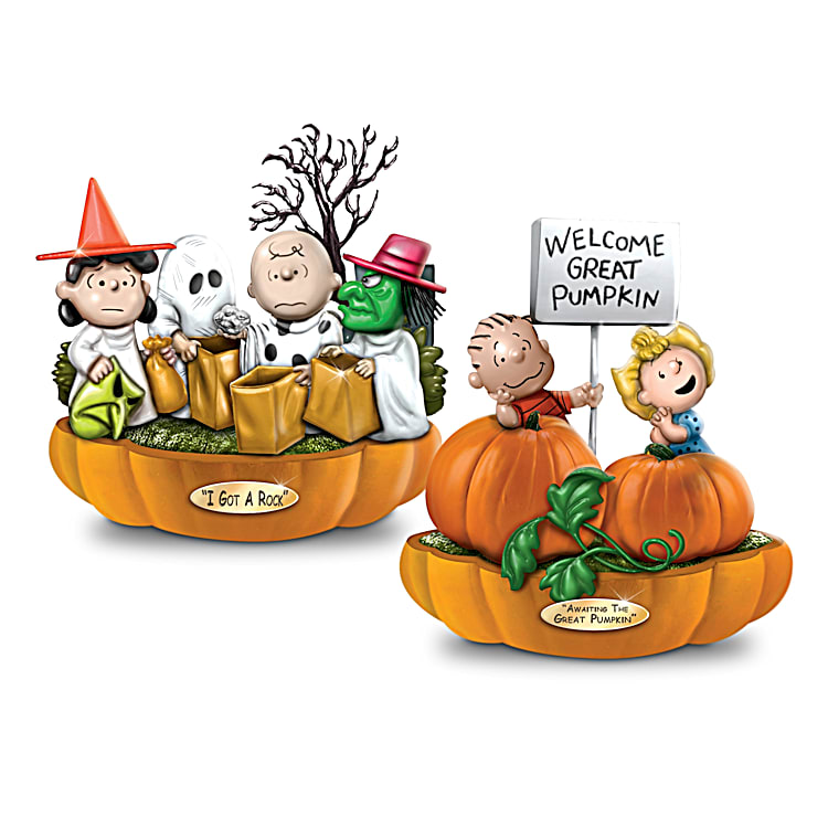 The PEANUTS: Its The Great Pumpkin Sculpture Collection