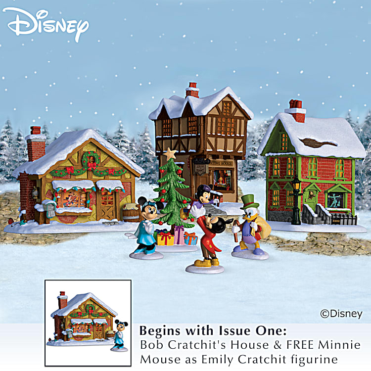 Disney Mickey Mouses Christmas Carol Illuminated Village Collection