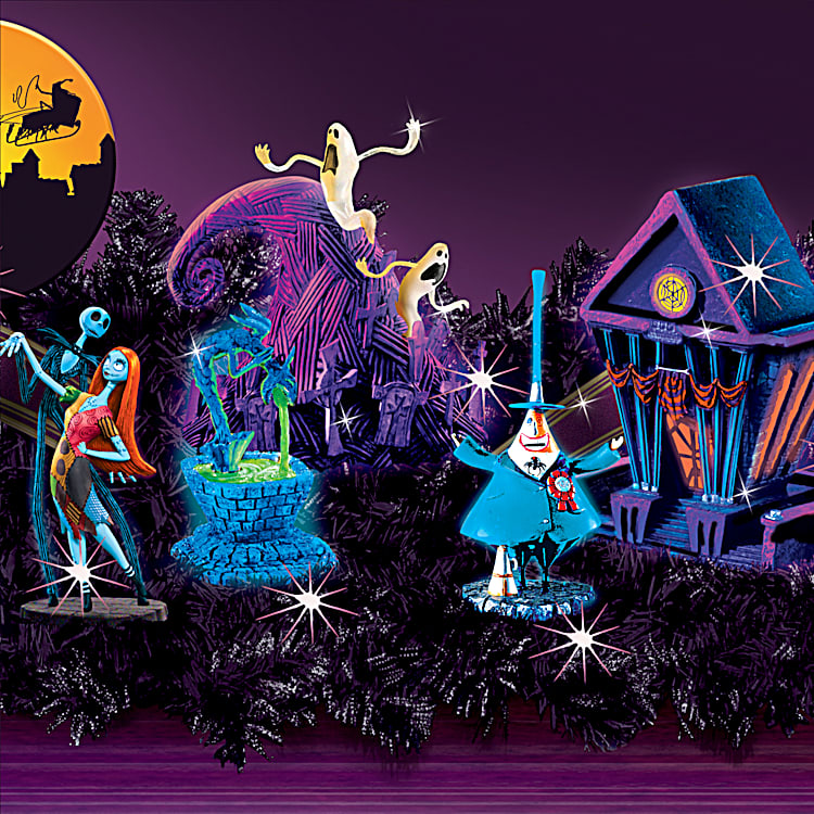 The Nightmare Before Christmas Black Light Village