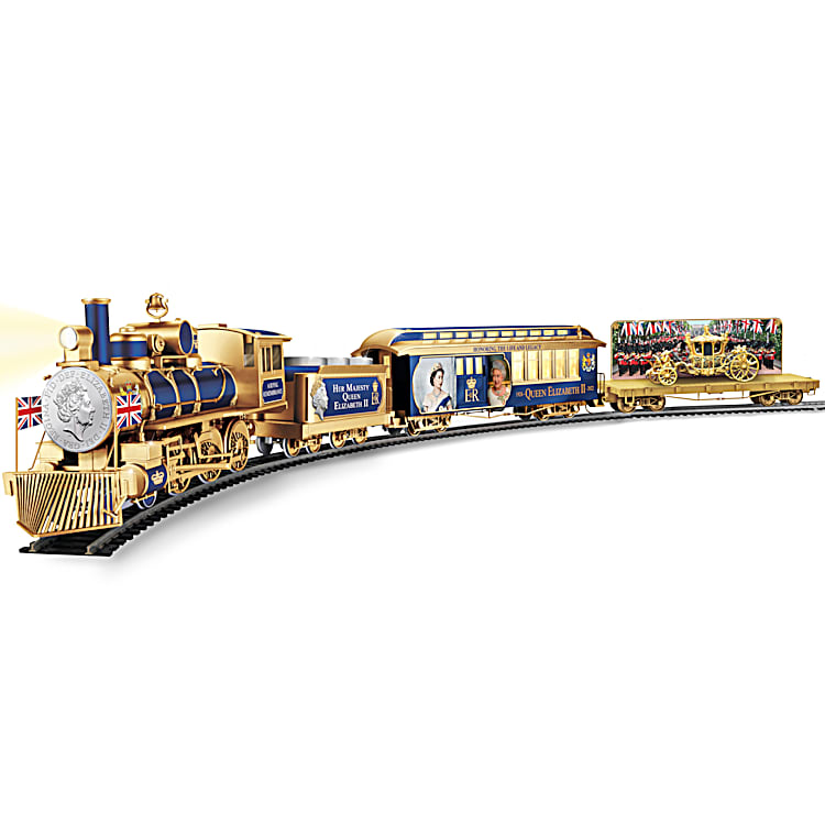 Queen Elizabeth II Express Illuminated Electric Train Collection