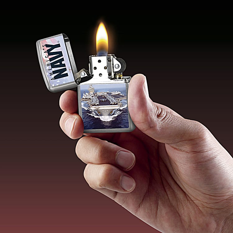 The United States Navy® Zippo® Lighter Collection With The United States Navy® Zippo® Lighter Collection With