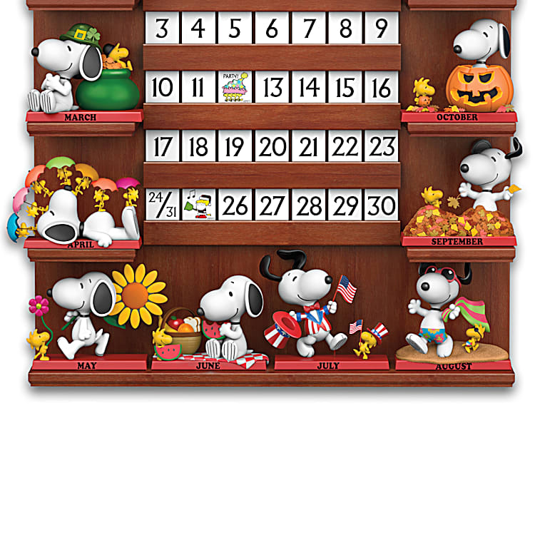 Snoopy Through The Seasons Perpetual Calendar Collection