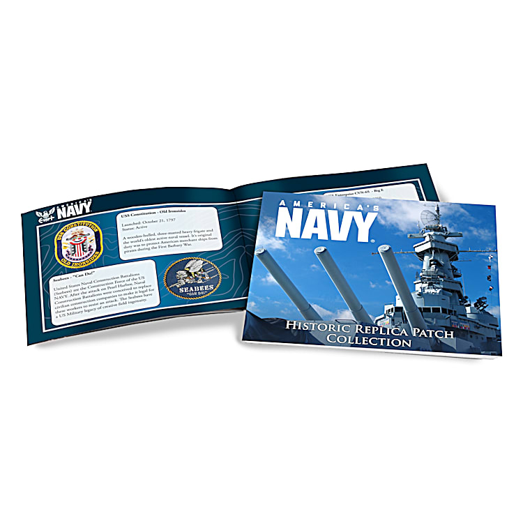 Navy Historic Replica Patch Wall Decor Collection