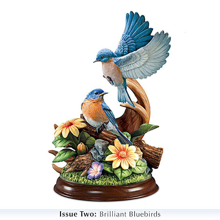 Sparkling Moments In Nature Bird Figurine Collection Featuring Handcrafted  Faceted Crystal Songbirds That Sparkle From All Sides With Beveled Mirrored  Bases