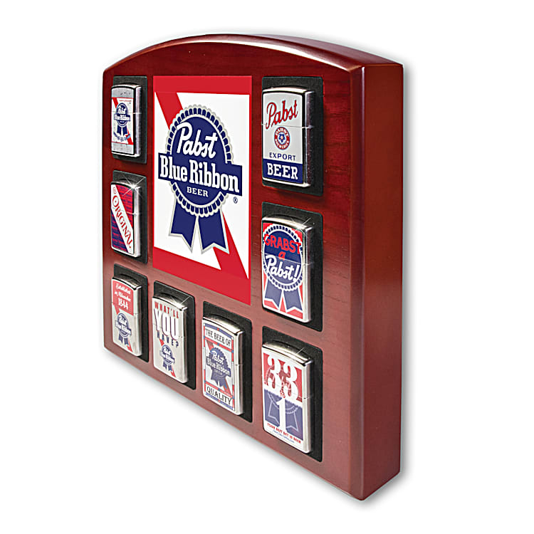 Pabst Blue Ribbon® Zippo® Lighter Collection With Ready-To-Hang 
