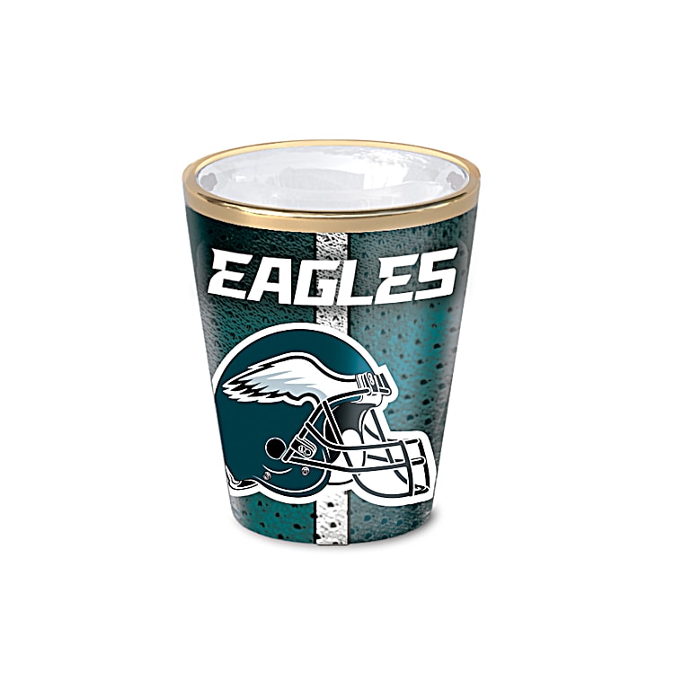 Philadelphia Eagles 2-Piece Shot Glass Set and Box (Aluminum)