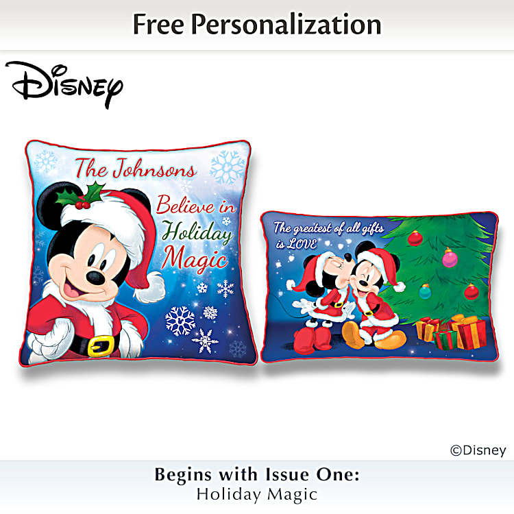 Disney christmas throw pillows hot sale