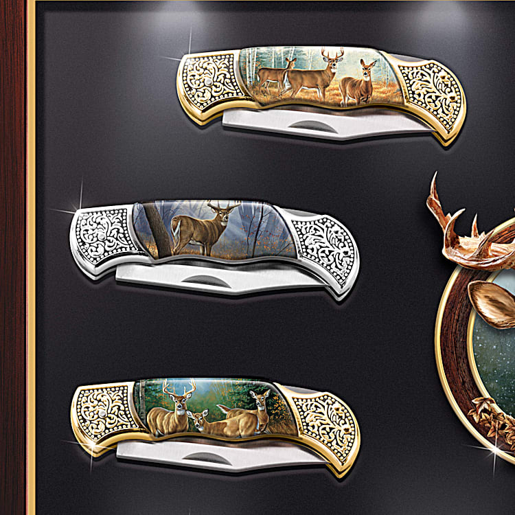Forest Kings Stainless Steel-Blade Folding Knife Collection