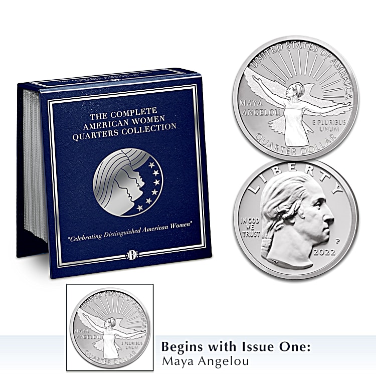 The Complete Inspirational American Women Quarters Coin Collection  Featuring Brilliant Uncirculated Quarters With An Exclusive Collectors Book