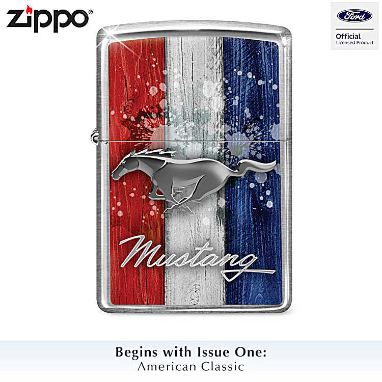 Ford Mustang: An American Classic Zippo+R+ Lighter Collection