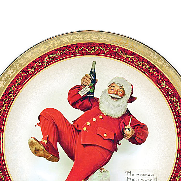 Norman rockwell christmas plates outlet