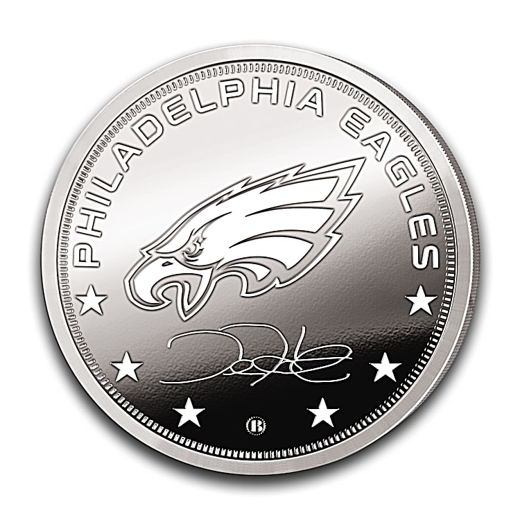 Jalen Hurts Philadelphia Eagles Silver Coin Photo Mint