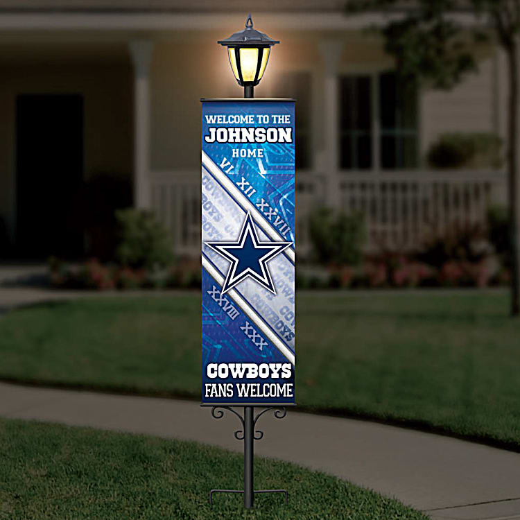 Dallas cowboys solar lantern top