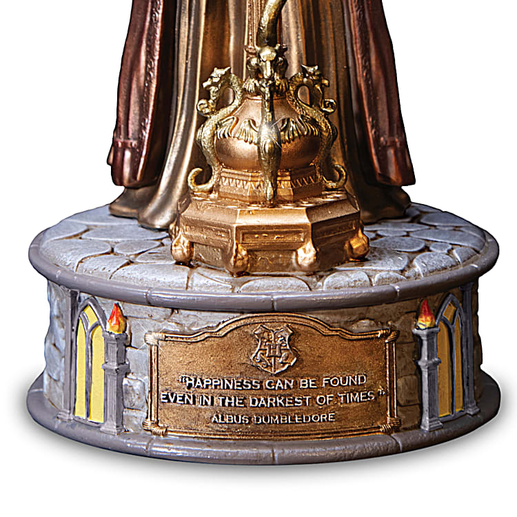 The Bradford Exchange Harry Potter Hogwarts Castle - Lámpara de mesa con  escultura iluminadora