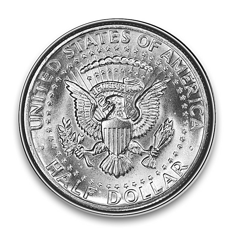 Vietnam War Half Dollar Coin Collection Featuring Franklin