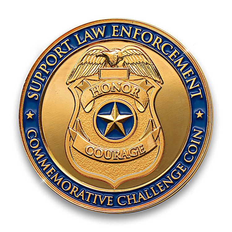 福袋安いいね半額ストア Gold-Plated 24K Enforcement Law Challenge Collection Coin コレクション