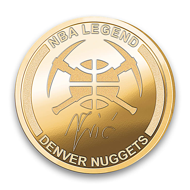 お歳暮 のし Denver Nuggets Nikola Jokic NBA Bronze Bullion Coins 洋楽