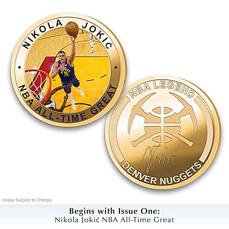 全品送料0円 NBA Jokic Nikola Nuggets Denver Bronze Coins Bullion 洋楽