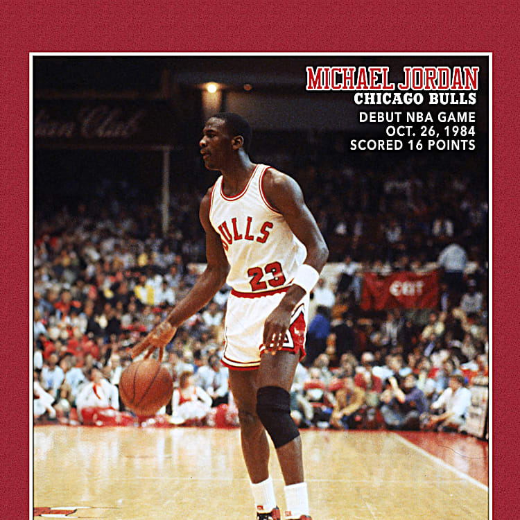 Michael Jordan Framed Wall Decor Collection Featuring Full Color Images Of The NBA Legend In Action