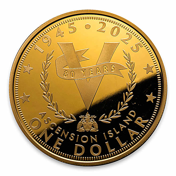 80th Anniversary Of Allied Victory In WWII 24K Gold-Plated