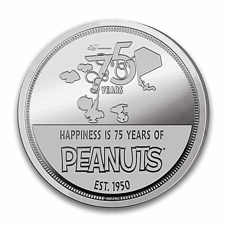 PEANUTS 99.9% Silver-Plated Proofs With Color Images Of