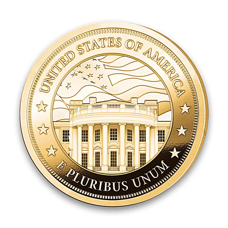 すぐったレディース福袋 Gold-Plated 24K Trump Donald Proof Color With Coins トランプ