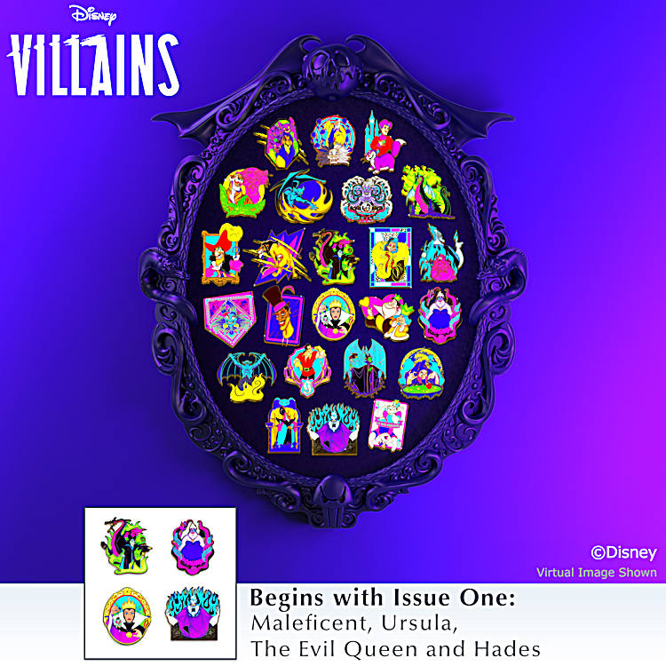 Disney Pins Blog | New Disney Villains mystery pin set at