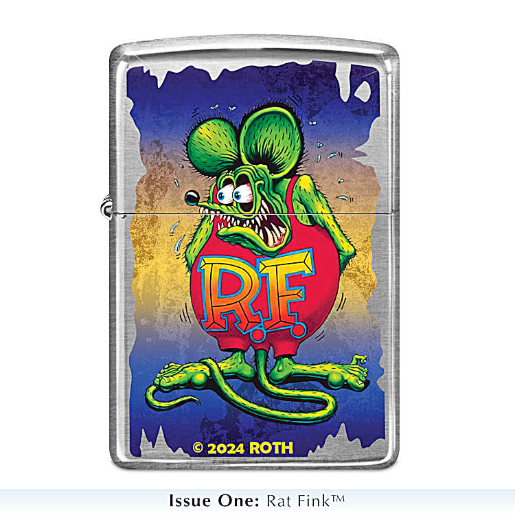 Big Daddy Roth® Zippo® Lighters With Colorful Rat Fink Big Daddy Roth® Zippo® Lighters With Colorful Rat Fink