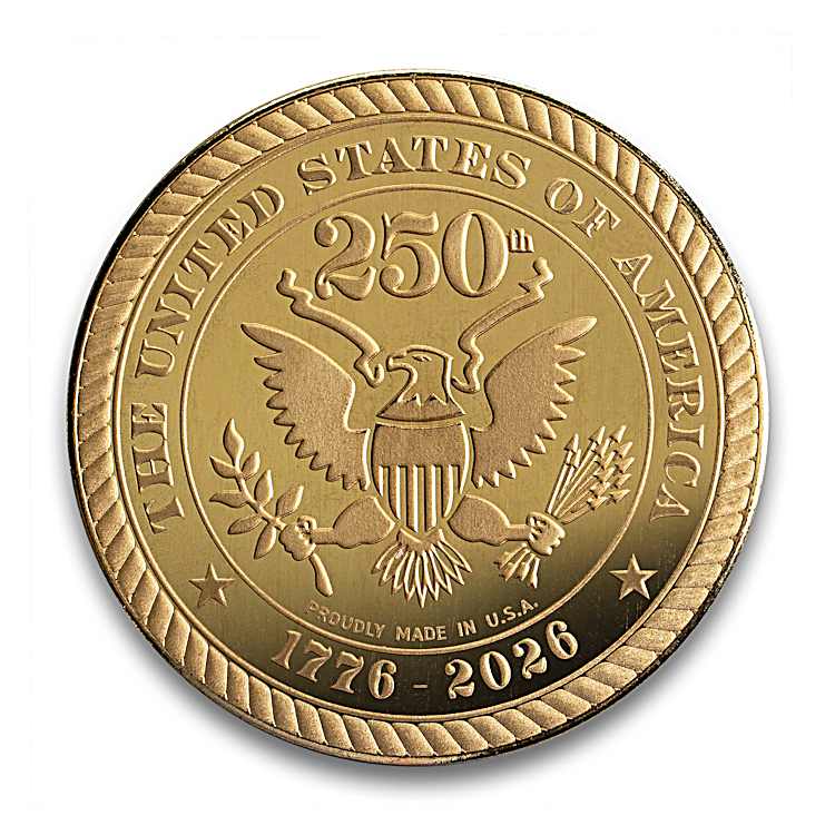 Golden Bronze Challenge Coin Collection Minted In The USA To