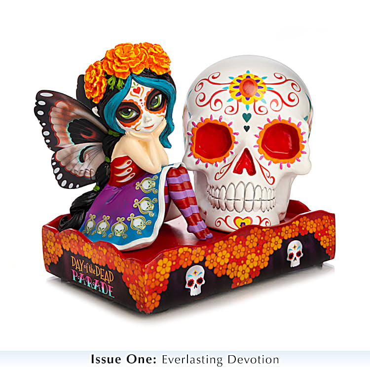 Forever Love Dia De Los Muertos Sugar Skull Parade Hand-Painted Colorful  Fairy Figurine Collection Inspired By The Art Of Jasmine Becket-Griffith