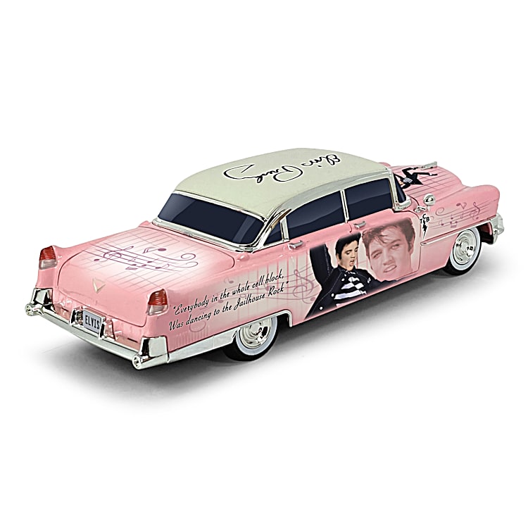 Rollin With Elvis Hand Painted 1 24 Scale Cadillac Sculpture Collection Featuring A 55 Fleetwood 60 Special A 56 Eldorado An 87 Coupe de Ville