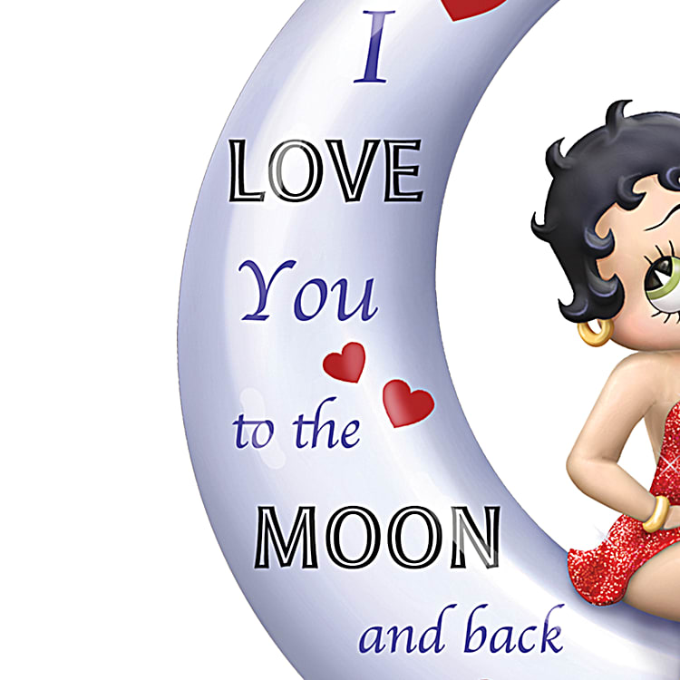 商品画像：Set of 3 Betty Boop resin Figures 6in - Football FIFA World 4