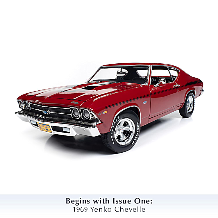 1 18 Scale Diecast Car Collection Featuring A 69 Yenko Chevelle 69 Yenko Nova 67 Yenko Camaro