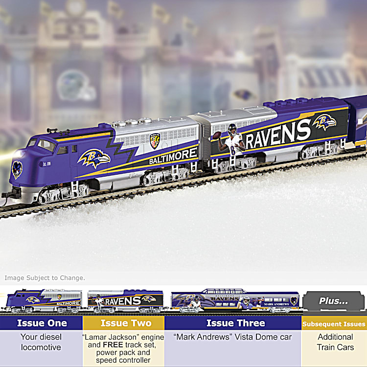 Baltimore Ravens Express Train Collection