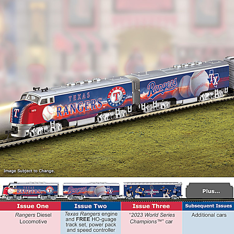 Texas Rangers MLB Express Electric Train Collection