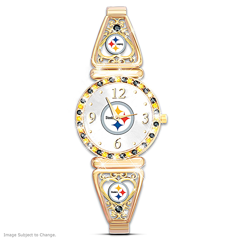 Watch: My Pittsburgh Steelers Ultimate Fan Womens Watch display picture 3