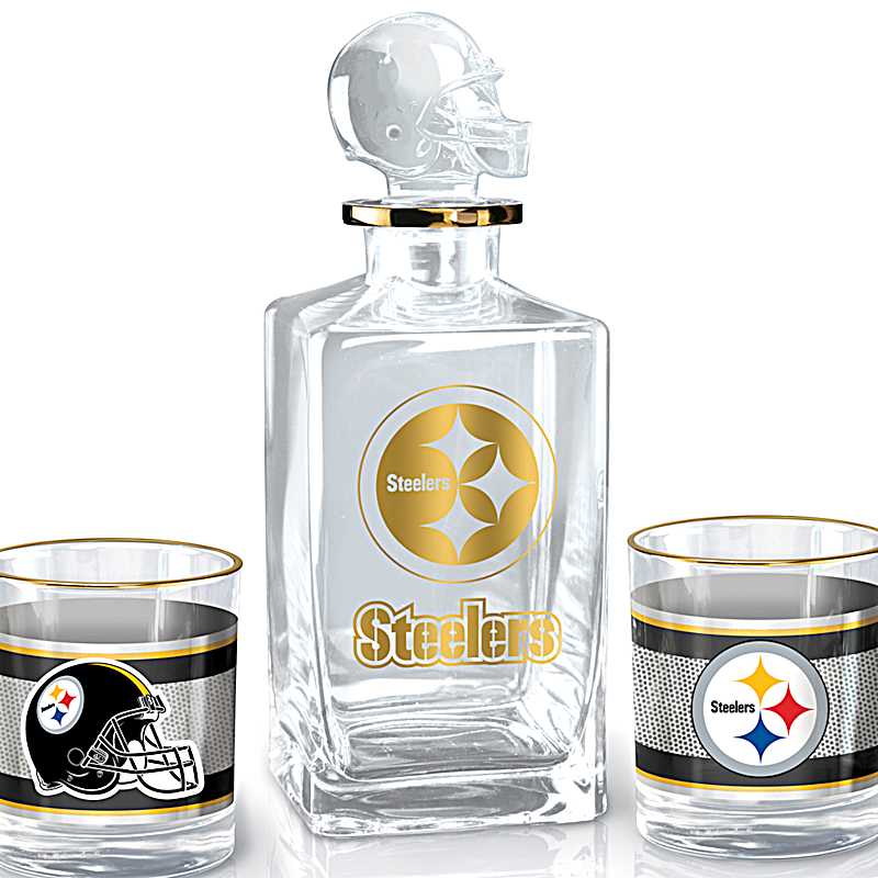 NFL Decanter And Glasses Set: Choose Your Team