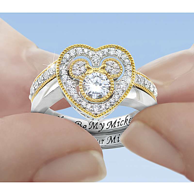 Mickey Mouse And Minnie Wedding Rings