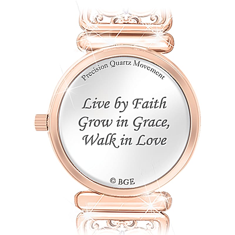 Copper-Plated Mother-of-pearl Watch Featuring A Stretch Band  display picture 3
