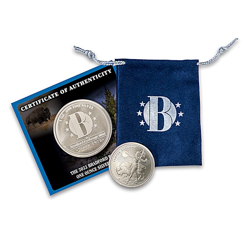 The Bradford Exchange Mint Bullion One Troy Ounce .999