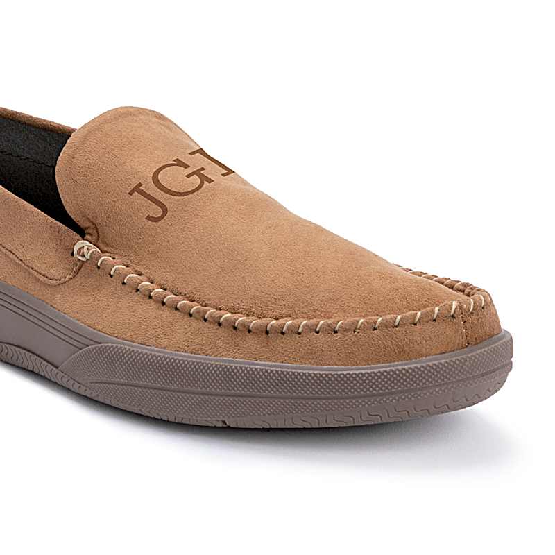 NWOT Men\'s faux leather and suede shoe Florsheim | Shoes | Florsheim Mens Tan Suede Cozzy Moc Toe  main image 2