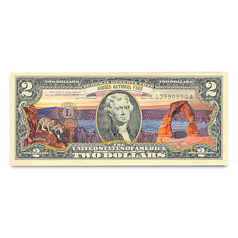 Mount Rushmore National Memorial Commemorative $2 Two-Dollar Bill - Uncirculated Legal Tender US Currency 10 thumbnail image
