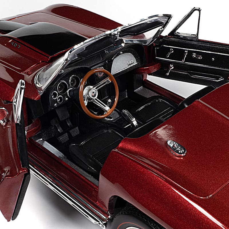 ミニカー 1967 Chevrolet Corvette Convertible S8-53 FRANKLIN MINT DIE CAST CAR - 1967 CHEVY CORVETTE