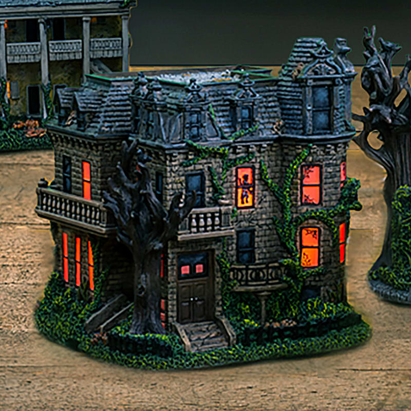"America's Most Haunted" Illuminated Halloween Village Set