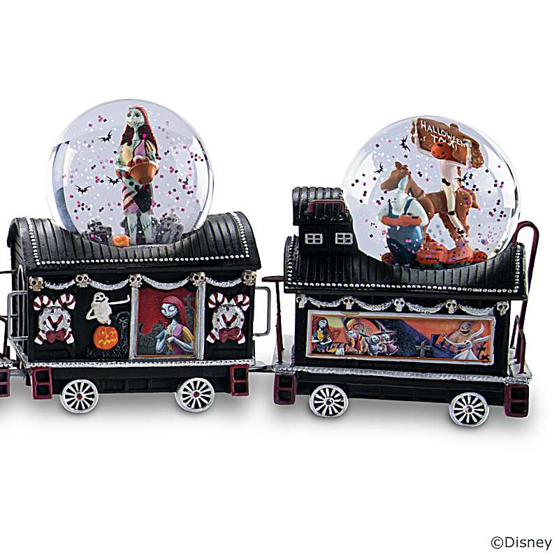 Disney Nightmare Before Christmas Train: Handcrafted Glitter
