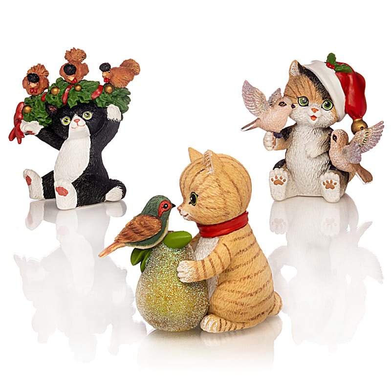 Kayomi Harais 12 Days Of Christ-meows Hand-Painted Cat